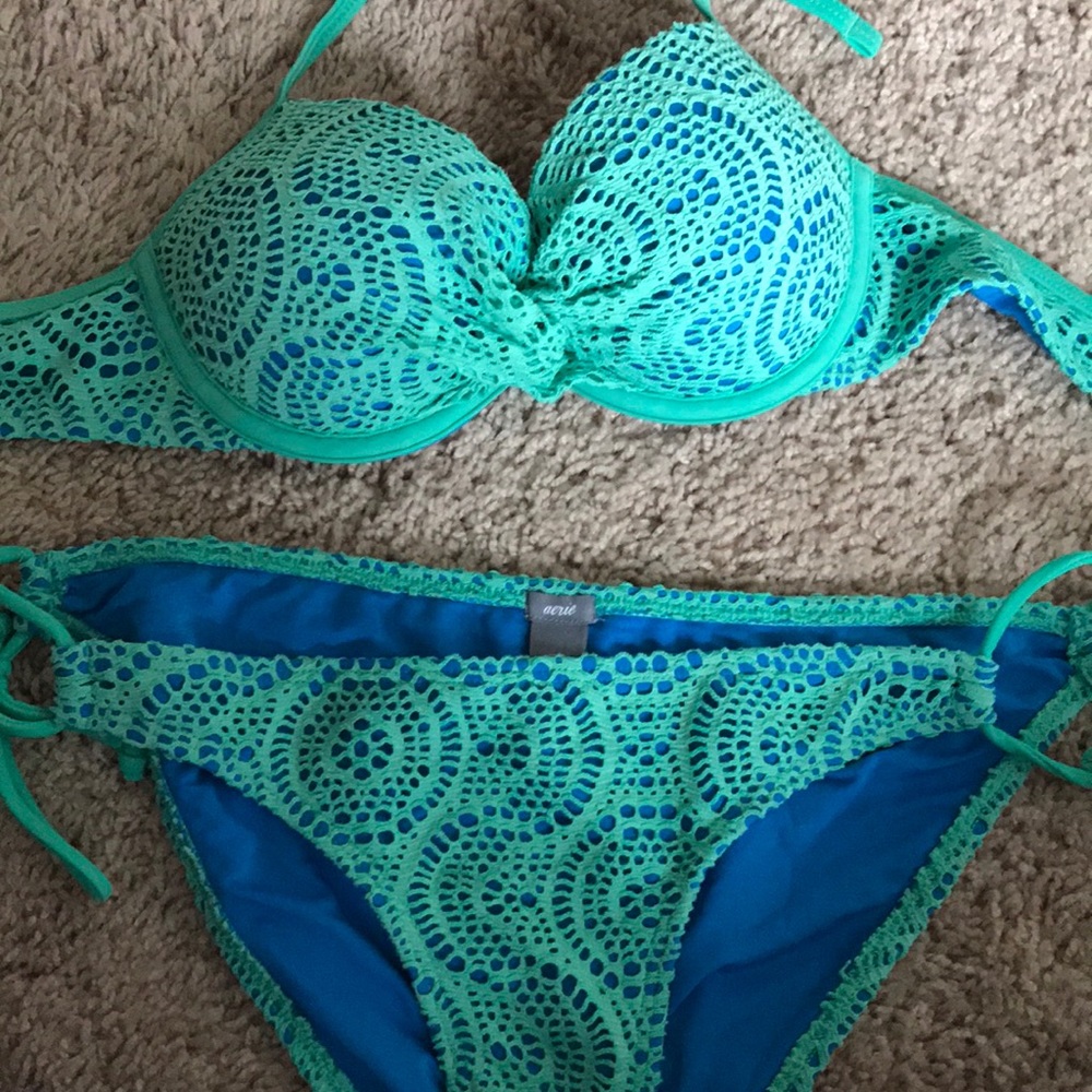 Aerie push up top and bottoms
